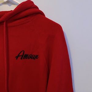 Red Amour hoodie